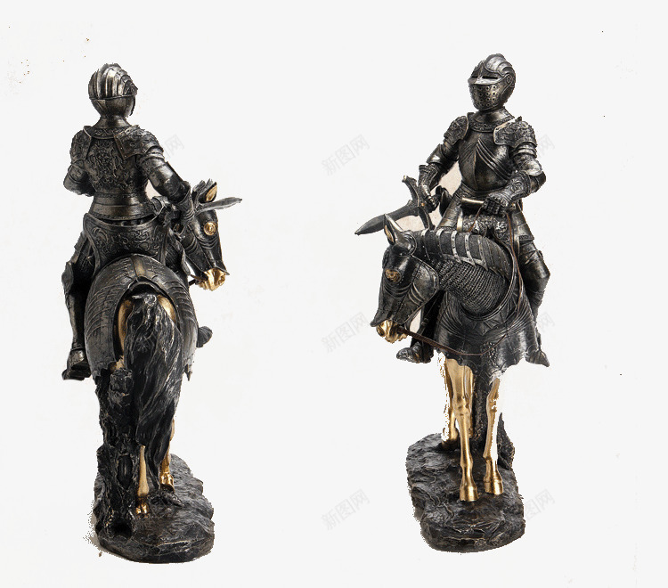 骑士模型png免抠素材_新图网 https://ixintu.com 头盔 手握着剑 装饰品 雕塑 马 骑士盔甲 骑着马的骑士