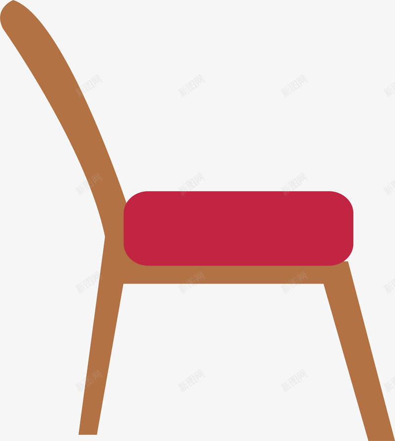 卡通实木椅子png免抠素材_新图网 https://ixintu.com 办公桌子 卡通桌子 实木椅子 木桌子 桌子矢量 欧式桌子 简约桌子
