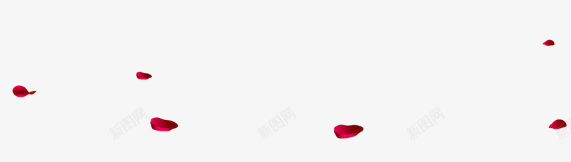 红色手绘花瓣漂浮png免抠素材_新图网 https://ixintu.com 免抠PNG 手绘 漂浮素材 红色 花瓣