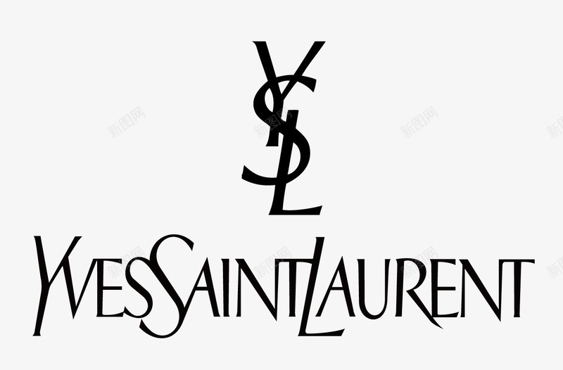 伊夫圣罗兰图标png_新图网 https://ixintu.com Laurent Saint Yves logo 伊夫圣罗兰 圣罗兰 时尚品牌 矢量标志