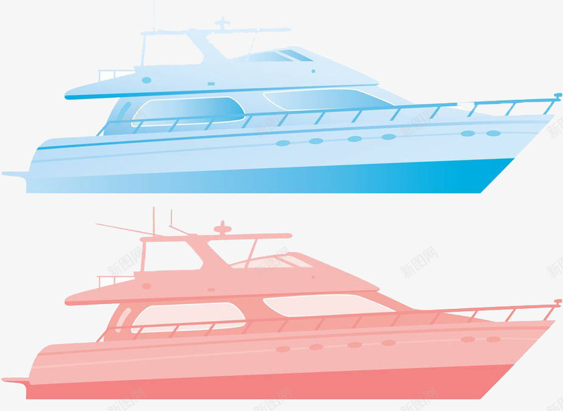 手绘彩色轮船png免抠素材_新图网 https://ixintu.com 帆船 彩色 手绘 扬帆 杨帆 航海 起航