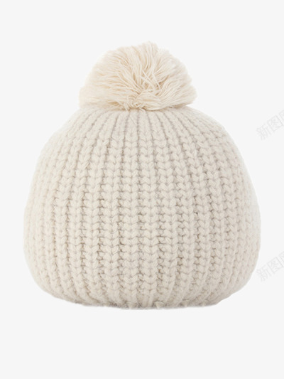 白色温暖毛线帽png免抠素材_新图网 https://ixintu.com 冬季 帽子 装饰