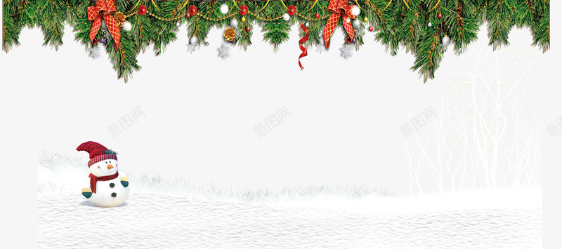 雪地里的雪人png免抠素材_新图网 https://ixintu.com 冬季 圣诞帽 圣诞快乐 圣诞节 雪人