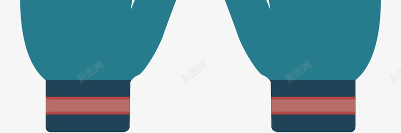 帽子手套矢量图ai免抠素材_新图网 https://ixintu.com 五指手套 冬季 帽子 针织品 矢量图