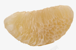 白色剥开的单瓣柚肉素材