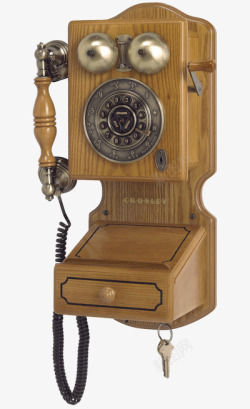 古典木质电话素材