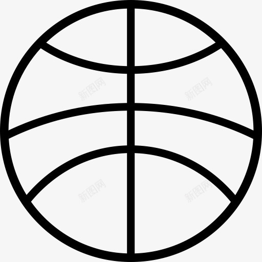 球篮球运动行程球图标png_新图网 https://ixintu.com Ball basketball sport 球 篮球 运动