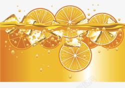 冰冰橘子味汽水冰冰凉凉插图高清图片