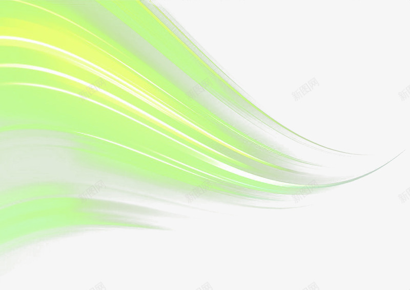 绿色速度曲线png免抠素材_新图网 https://ixintu.com 光效 光速 发光 曲线 科技光速 绿色 速度 速度光
