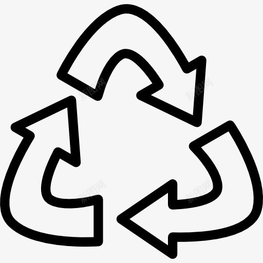 循环图标png_新图网 https://ixintu.com 三角 回收 回收利用 回收容器 循环 标志 环保 环境 生态和环境 符号 箭 自然
