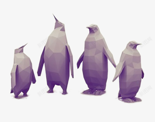 企鹅动物不规则图形紫色png免抠素材_新图网 https://ixintu.com 不规则图形 企鹅 企鹅动物 紫色
