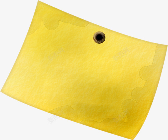 黄色手绘纸张创意png免抠素材_新图网 https://ixintu.com 创意 纸张 黄色