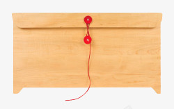 红绳子资料袋高清图片