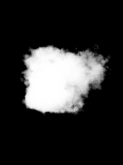漂浮飘散的白色云朵烟雾热气素材