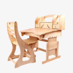 实木的桌椅素材