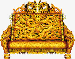 金色椅子素材