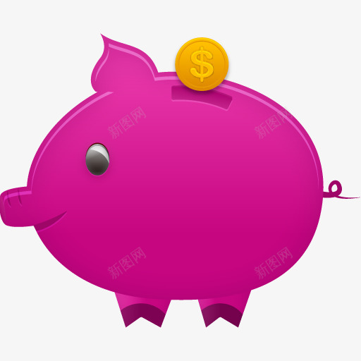 小猪银行漂亮的办公室图标集第部png_新图网 https://ixintu.com bank piggy 小猪 银行