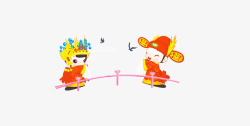 白云上的牛郎与织女牛郎与织女图标高清图片