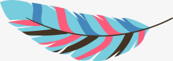 浮漂卡通扁平飘浮羽毛装饰图案高清图片