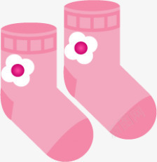 粉红色的婴儿花袜子Janababyicons图标png_新图网 https://ixintu.com Sock baby flower pink 婴儿 粉红色的 花 袜子