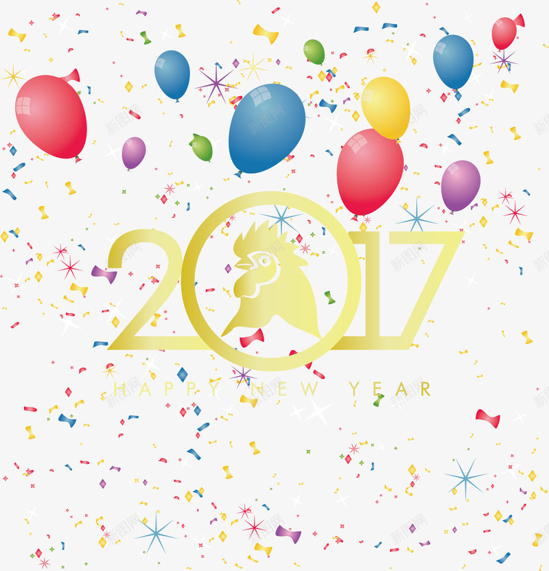 精美2017年艺术字png免抠素材_新图网 https://ixintu.com 2017 华丽 字体 庆典 新年 春节艺术字 艺术字 节日 设计 金色 高贵 鸡年