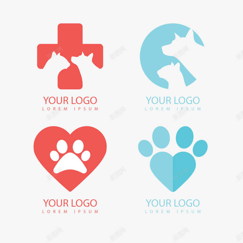 宠物图标png_新图网 https://ixintu.com LOGO 猫狗 高清