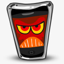 AngryiPhone生气移动电话手机智高清图片