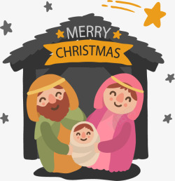 婴儿耶稣可爱基督圣诞节高清图片