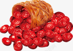 棕色冬季红枣素材