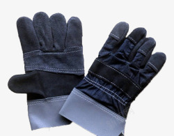 黑色防护手套素材