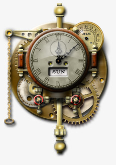 欧式复古物件png免抠素材_新图网 https://ixintu.com 欧式复古物件 钟表 齿轮