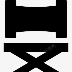 坐的椅子导演椅图标高清图片