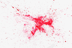 漂浮灰尘喷溅的红色粉末高清图片