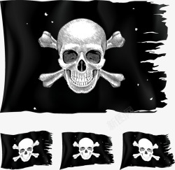 海盗旗帜素材