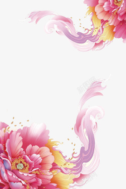 美丽的花朵母亲节粉色清新psd分层ban高清图片