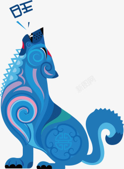 狗年剪纸素材