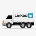 linkedin汽车社交媒体网页图标图标