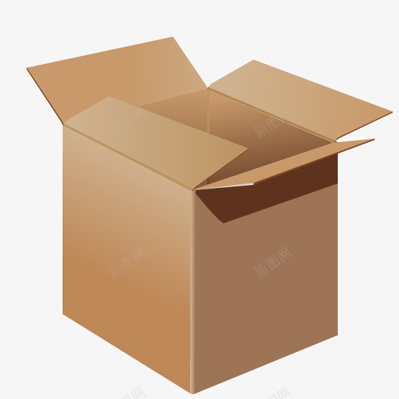 打开的纸箱矢量图ai免抠素材_新图网 https://ixintu.com 大箱子 打开的纸箱 箱子 纸箱 纸箱子 矢量图