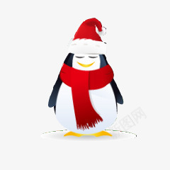 雪人png免抠素材_新图网 https://ixintu.com 圣诞帽 红围巾 雪人