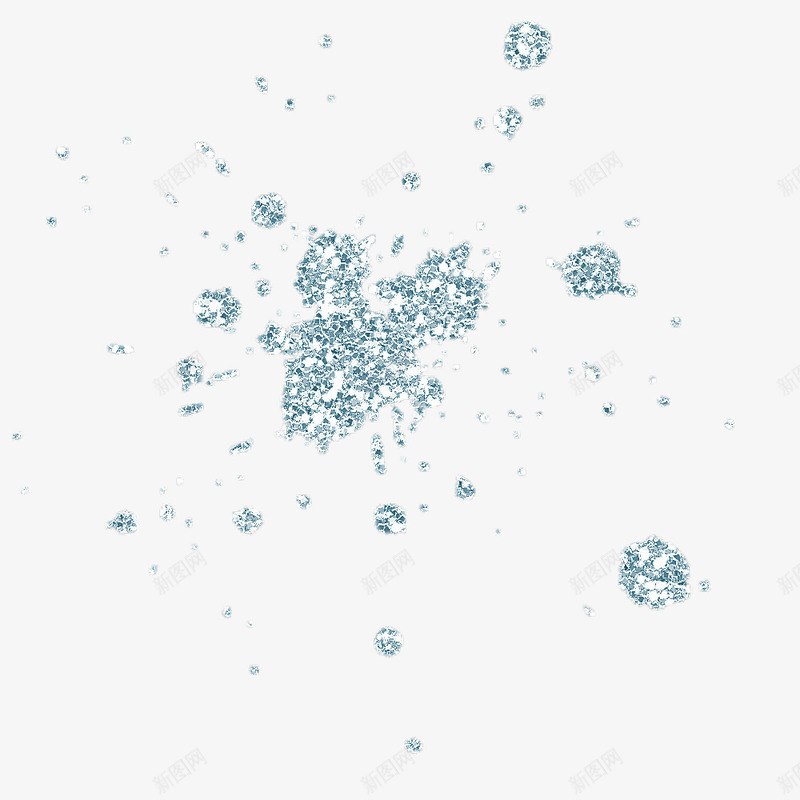钻石碎片漂浮png免抠素材_新图网 https://ixintu.com 免抠PNG 漂浮素材 碎片 钻石
