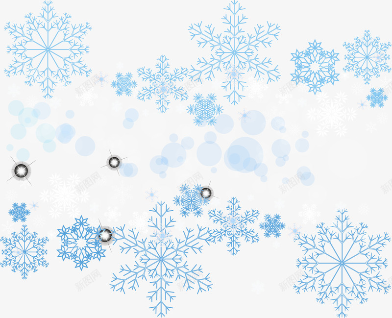 漂浮光圈雪花png免抠素材_新图网 https://ixintu.com 光圈 冬季 圣诞节 梦幻 清新 漂浮 简约 雪花