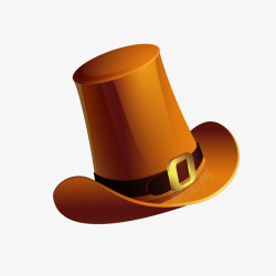 感恩节棕色帽子素材