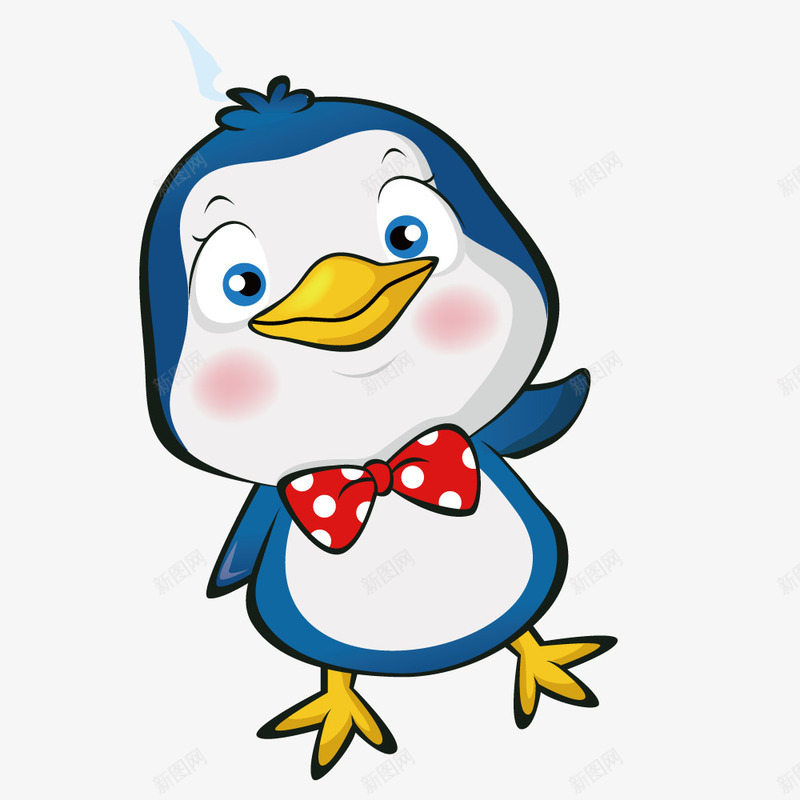 可爱的小企鹅png免抠素材_新图网 https://ixintu.com 企鹅 动物 卡通 可爱