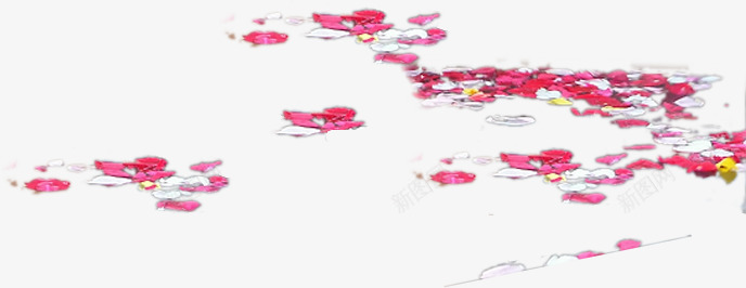 粉色漂浮花瓣海报装饰png免抠素材_新图网 https://ixintu.com 海报 漂浮 粉色 花瓣 装饰
