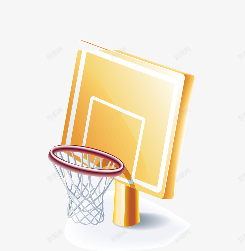 手绘篮球网png免抠素材_新图网 https://ixintu.com 卡通 手绘 篮球 篮球场 篮球网