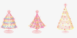梦幻圣诞树图片粉色圣诞树高清图片