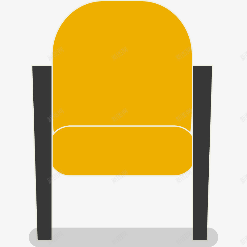 可折叠椅子扁平风格矢量图ai免抠素材_新图网 https://ixintu.com 家具 扁平 折叠椅 矢量图