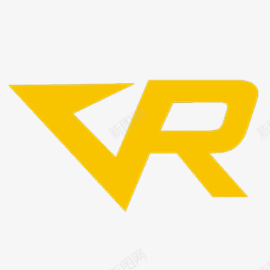 VR黄色图标科技图标