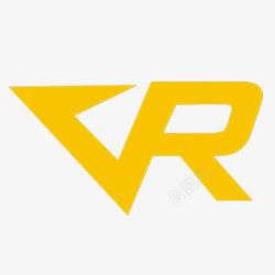 虚拟图标VR黄色图标科技高清图片