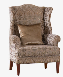 花纹套复古椅子高清图片